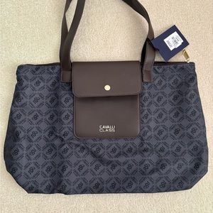 NWT: Roberto Cavalli Large Tote Bag